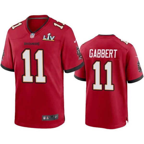 Men Tampa Bay Buccaneers #11 Blaine Gabbert Nike Red Super Bowl LV Game NFL Jersey